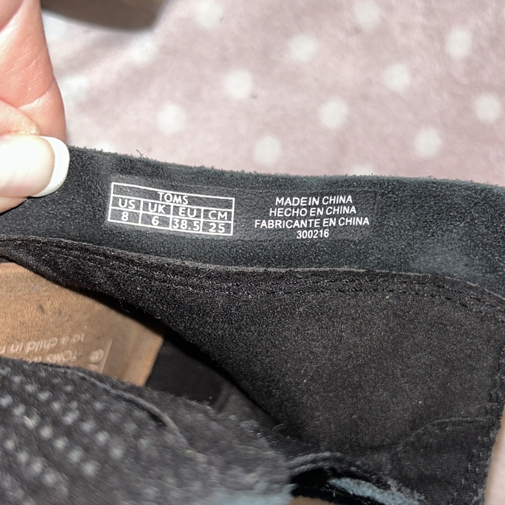 TOMS Black Booties - Picture 7 of 7
